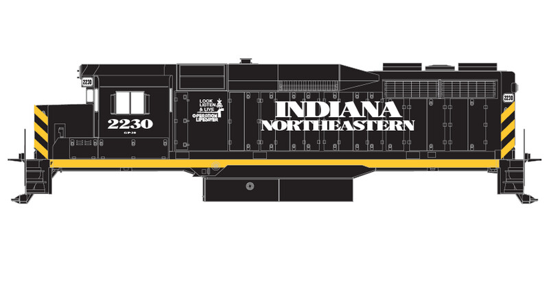 Indiana Northeastern (IN) GP30 with OLI Patch Decals