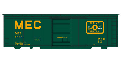 Maine Central Green 40ft Box Car Decals