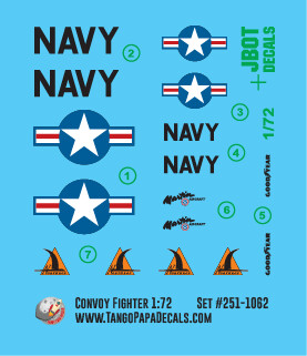 JBOT Decals - Convoy Fighter 1:72