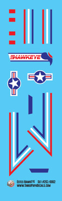Estes Hawkeye Decal Set