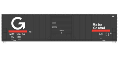 Guilford 50ft Box Car Maine Central Decals