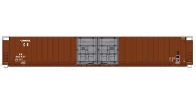 Conrail 4 Door Autoparts Box Car No Logo Decals