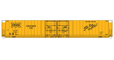 Frisco (SLSF) Autoparts 4 Door Box Car Roman Font Decals