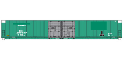 Conrail 4 Door Autoparts Box Car ex PC Patchout Decals