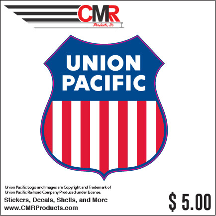 Vinyl Sticker - Union Pacific Shield Logo