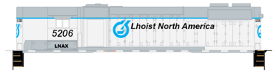 Lhoist North America High Hood GP38 Locomotive Decals