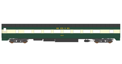 Erie Railroad Passenger Car Decals