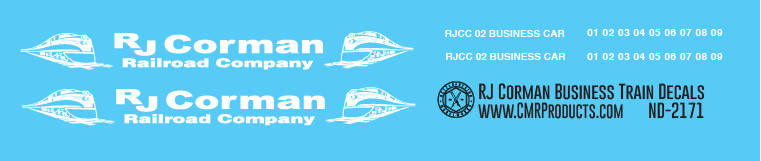 RJ Corman Business Car Decal Set