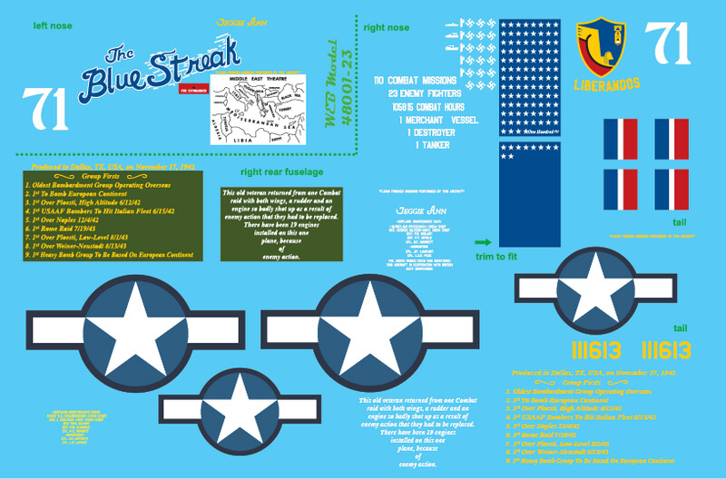 WEB Model - Blue Streak Bomber