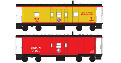 HO Scale - Union Railroad Caboose Decals