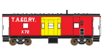 Tennessee Alabama Georgia Bay Window Caboose Decals
