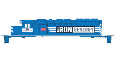 Cumberland Mine 3 Stripe Iron Senergy Locomotive Decals