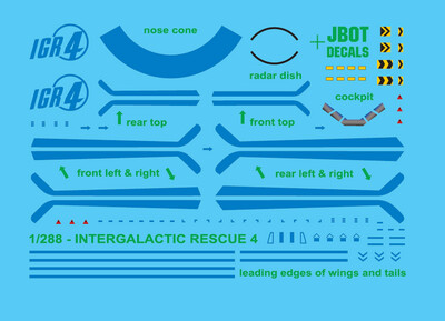 JBOT Decals - 1-288 Intergalatic Rescue 4