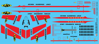 Estes Super Orbital Transport Decal Set