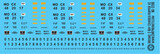 HO Scale - Mosaic Phosphate 3 Bay Covered Hopper v1 Decals