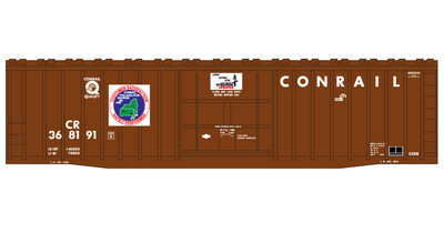 Conrail X58 Box Car Phili Division Safety Logo Decals