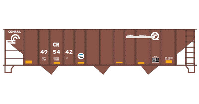 Conrail Open 100T Hopper Long Quality Logo Decals