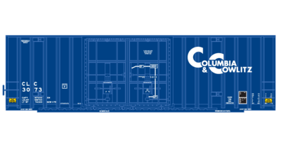 Columbia &amp; Cowlitz Railroad High Cube Box Car