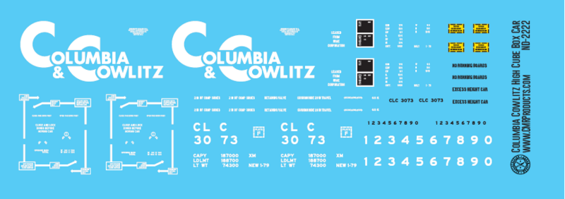 Columbia &amp; Cowlitz Railroad High Cube Box Car