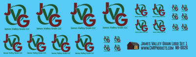 James Valley Grain Logo Set