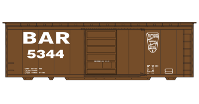 Bangor &amp; Aroostook 40ft Box Car Decals