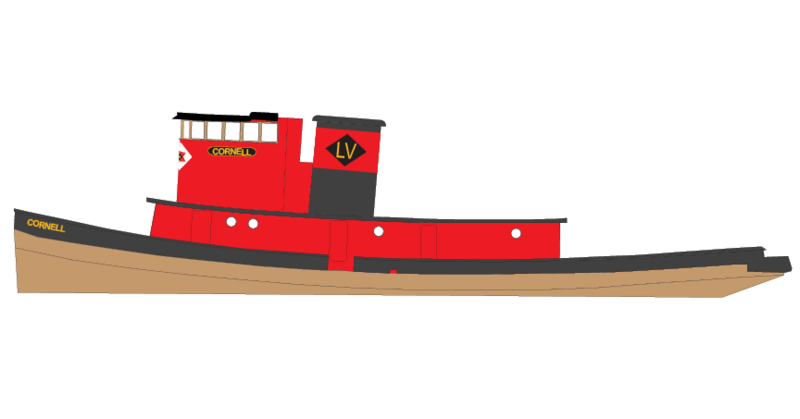 Lehigh Valley Tug Boat Decals