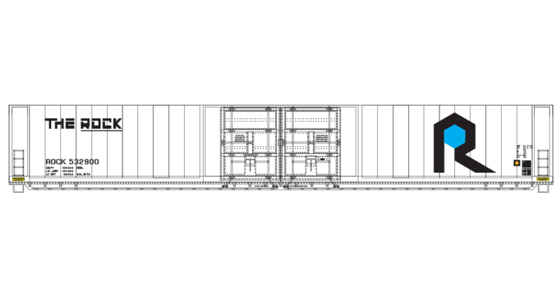 Rock Island White 4 Door Auto Parts Decals