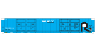 Rock Island Blue 8 Door Auto Parts Decals