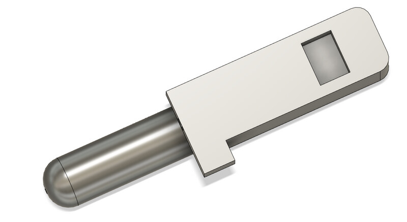 N Scale Detail Parts - Drop in EOT Light (Qty 5)