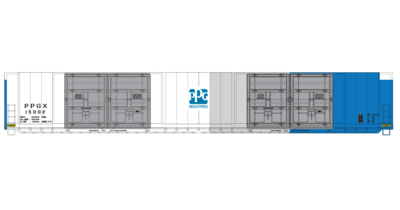 PPG Industries 8 Door Auto Parts Box Car Decals