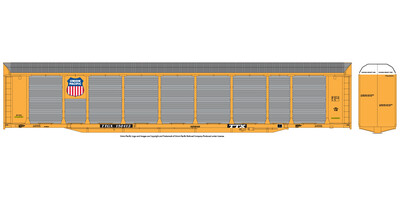 Union Pacific Bi Level Autorack Logo Only Decals