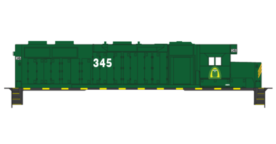 Caney Fork &amp; Western GP38 Locomotive Decals