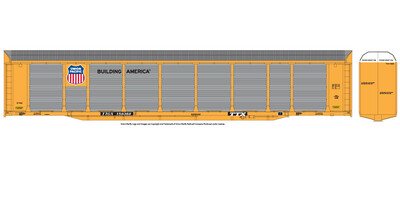 Union Pacific Bi Level Autorack Building America Decals