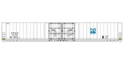 PPG Industries 4 Door Auto Parts Box Car Decals