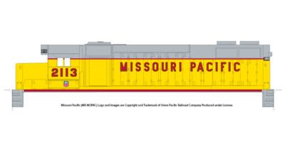 Missouri Pacific GP38-2 UP Scheme Decals