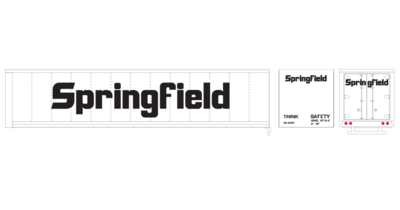 Springfield 80s Era 40ft Semi Trailer Decals