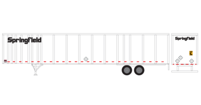Springfield Modern 53ft Semi Trailer Decals