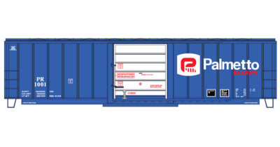 Palmetto Railway Medium Logo Box Car Decals
