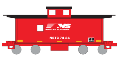 Norfolk Southern NSTC Caboose Decals
