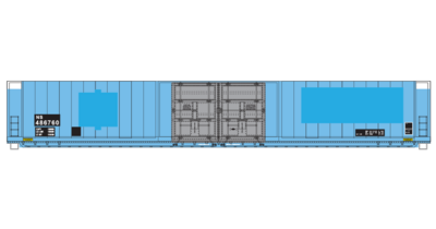 Norfolk Southern (NS) 86ft 4 Door Box Car ex DTI Patchout 2