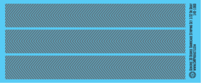 Generic 30 Degree Barricade Striping Decal Set Dark Gray