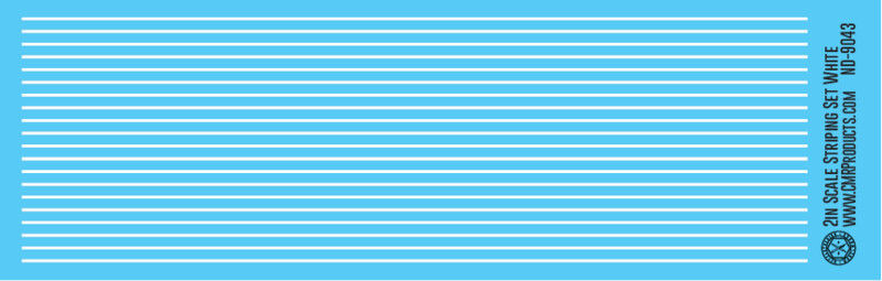Scale Striping Set 2in White