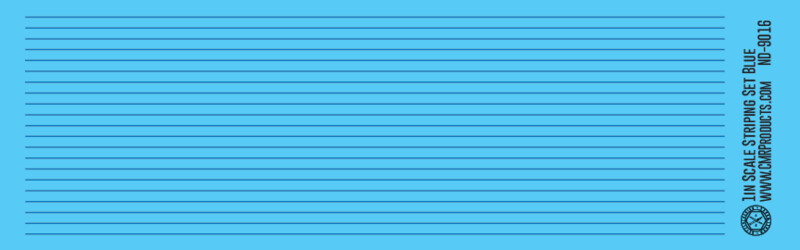 Scale Striping Set 1in Blue