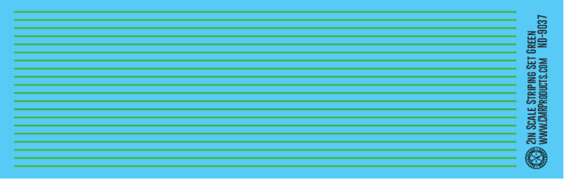 Scale Striping Set 2in Green
