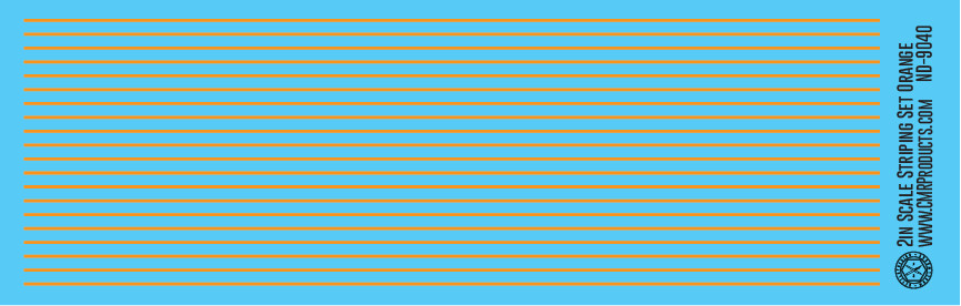 Scale Striping Set 2in Orange