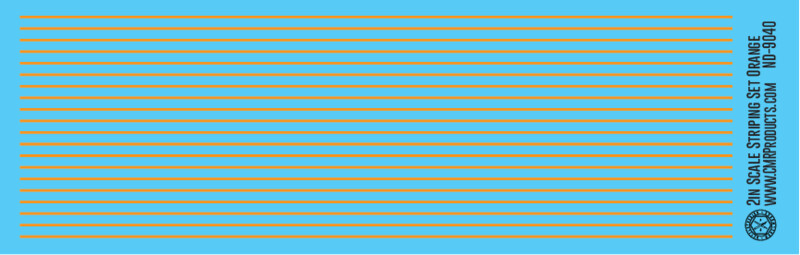Scale Striping Set 2in Orange