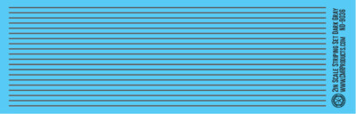 N Scale - Scale Striping Set 2in Dark Gray