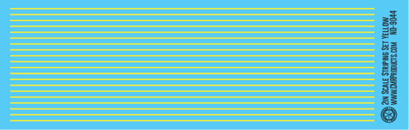 Scale Striping Set 2in Yellow
