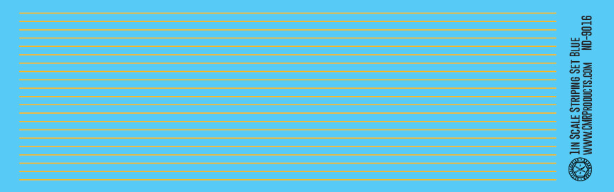 N Scale - Scale Striping Set 1in Gold