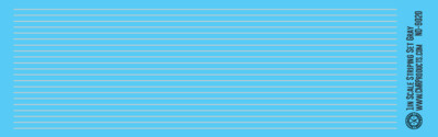 N Scale - Scale Striping Set 1in Gray
